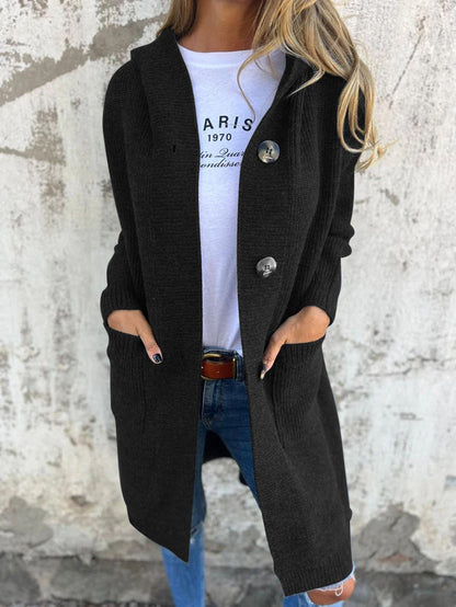 Elegant long knit gardigan