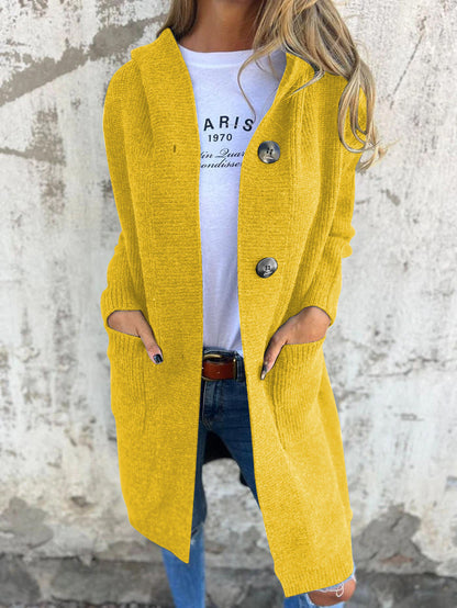 Elegant long knit gardigan