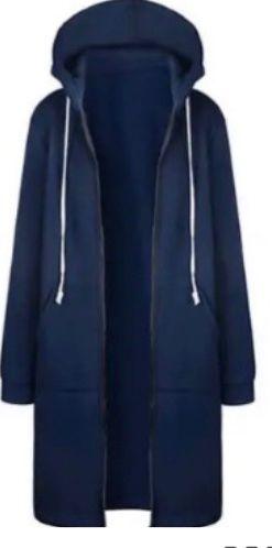 Long jacket with hood