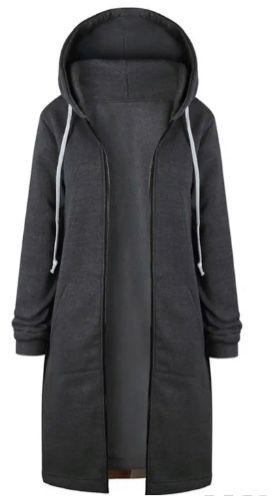 Long jacket with hood
