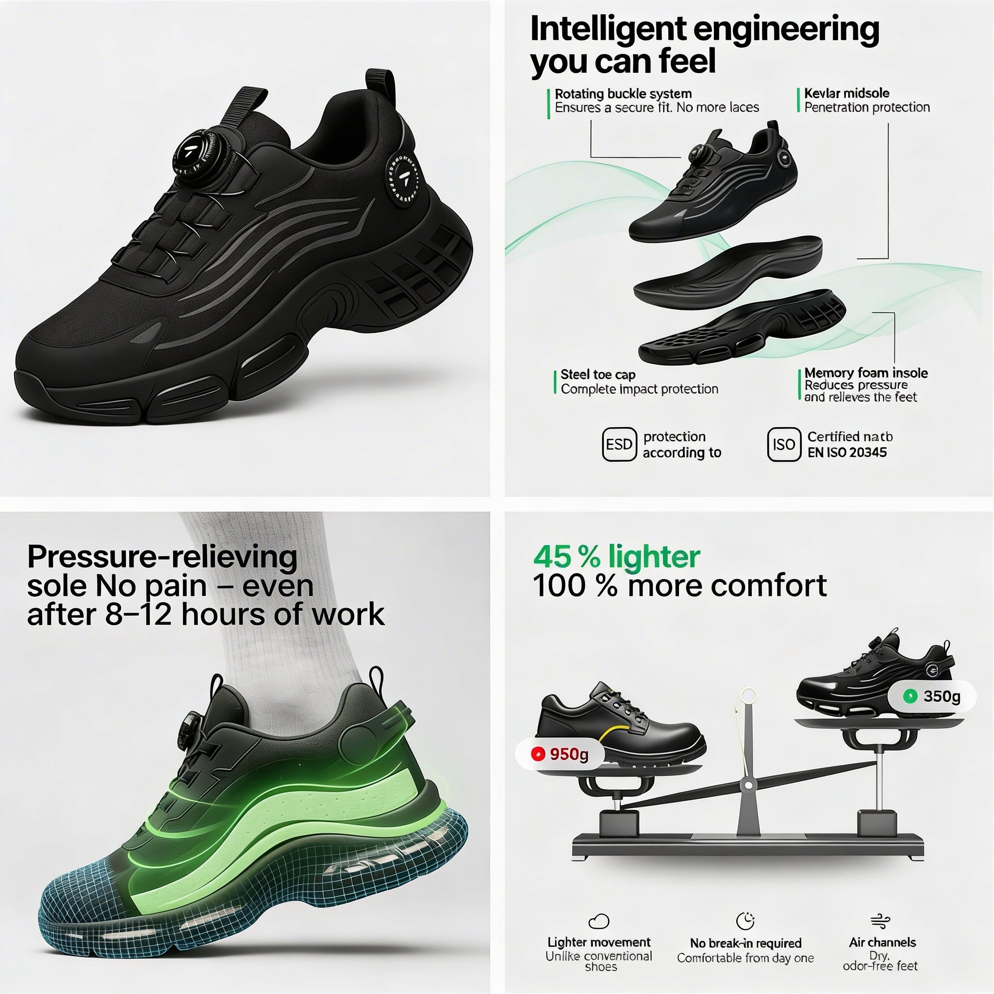 BUY 1, GET 1 FREE ! NOIRFORGE S3 Shoes