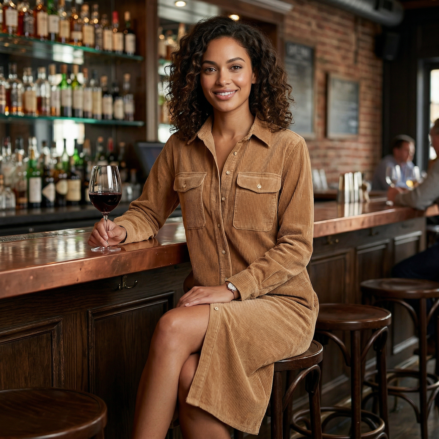 Corduroy Belle dress
