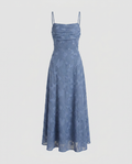 Elegant Ruched Maxi Dress