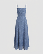 Elegant Ruched Maxi Dress