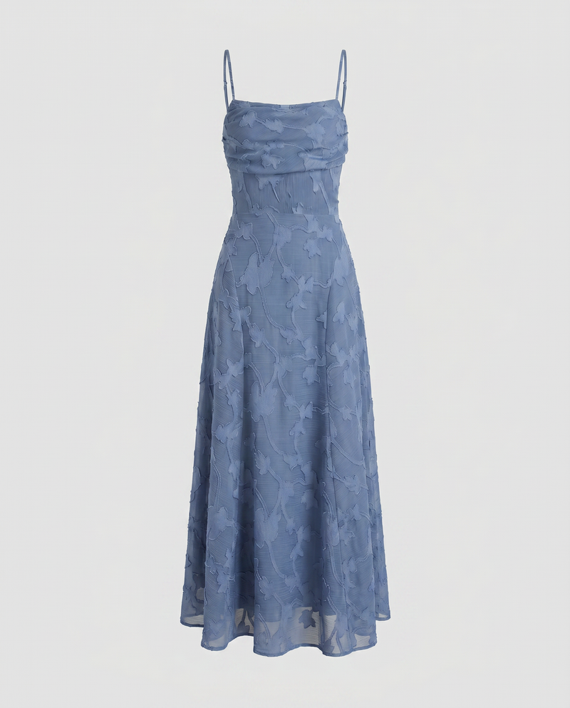Elegant Ruched Maxi Dress