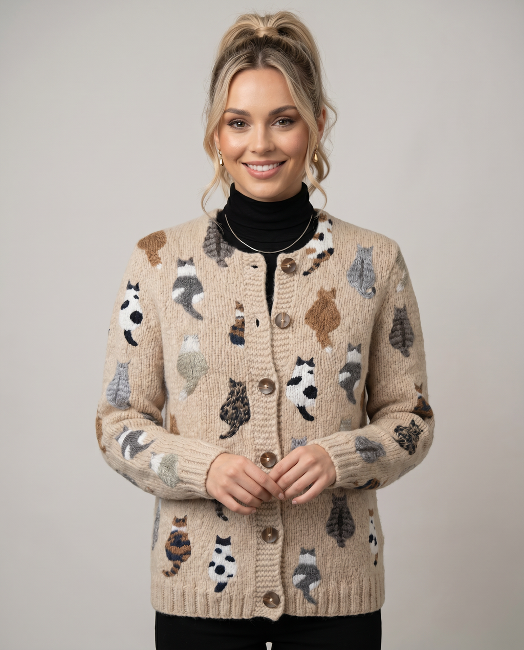Velour Cardigan