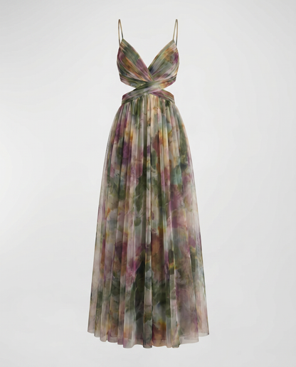 Floral Evening Dress