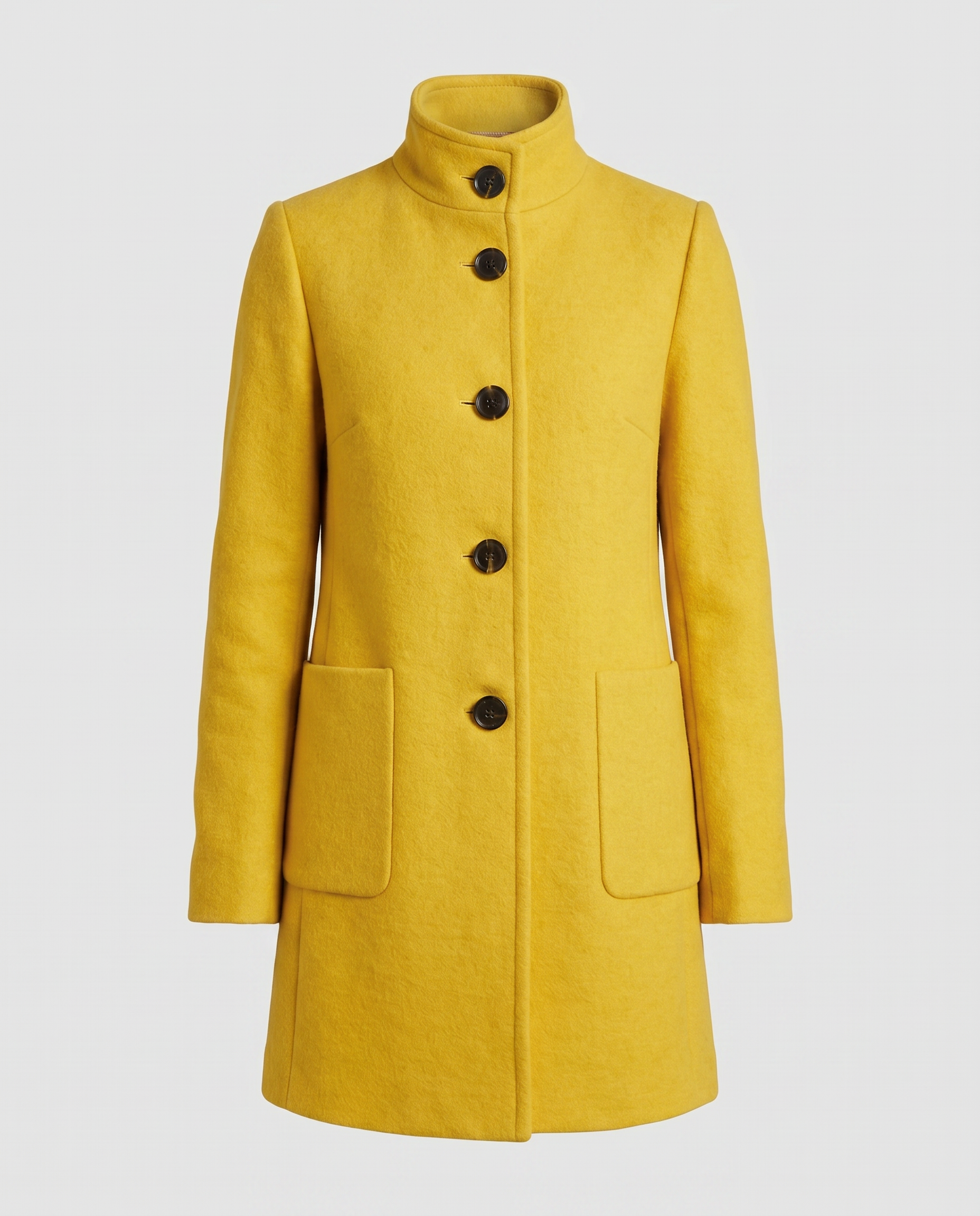Ascend Wool-Blend Collar Coat