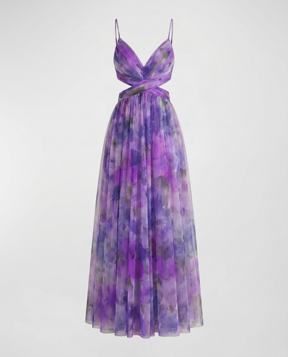 Floral Evening Dress