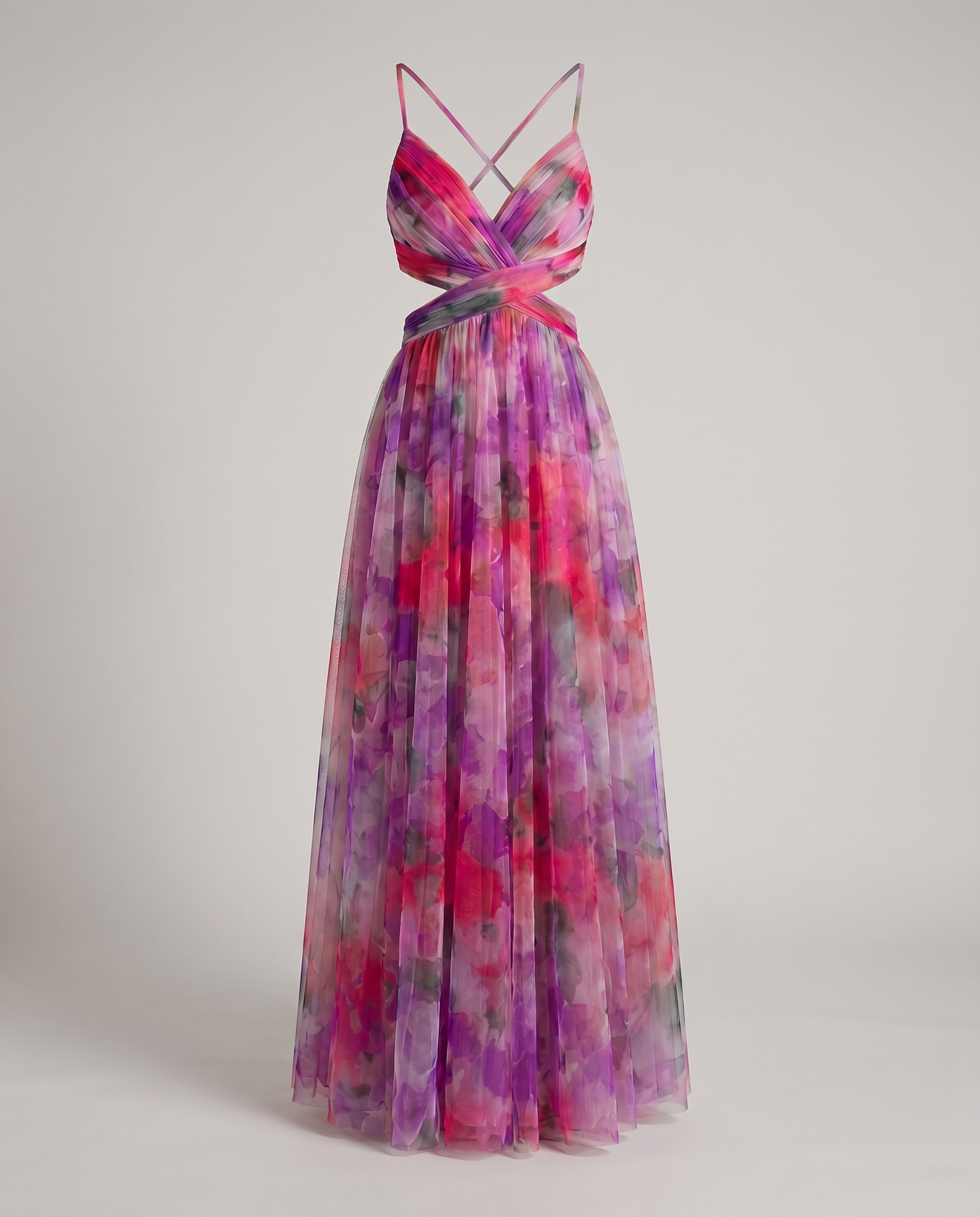 Floral Evening Dress