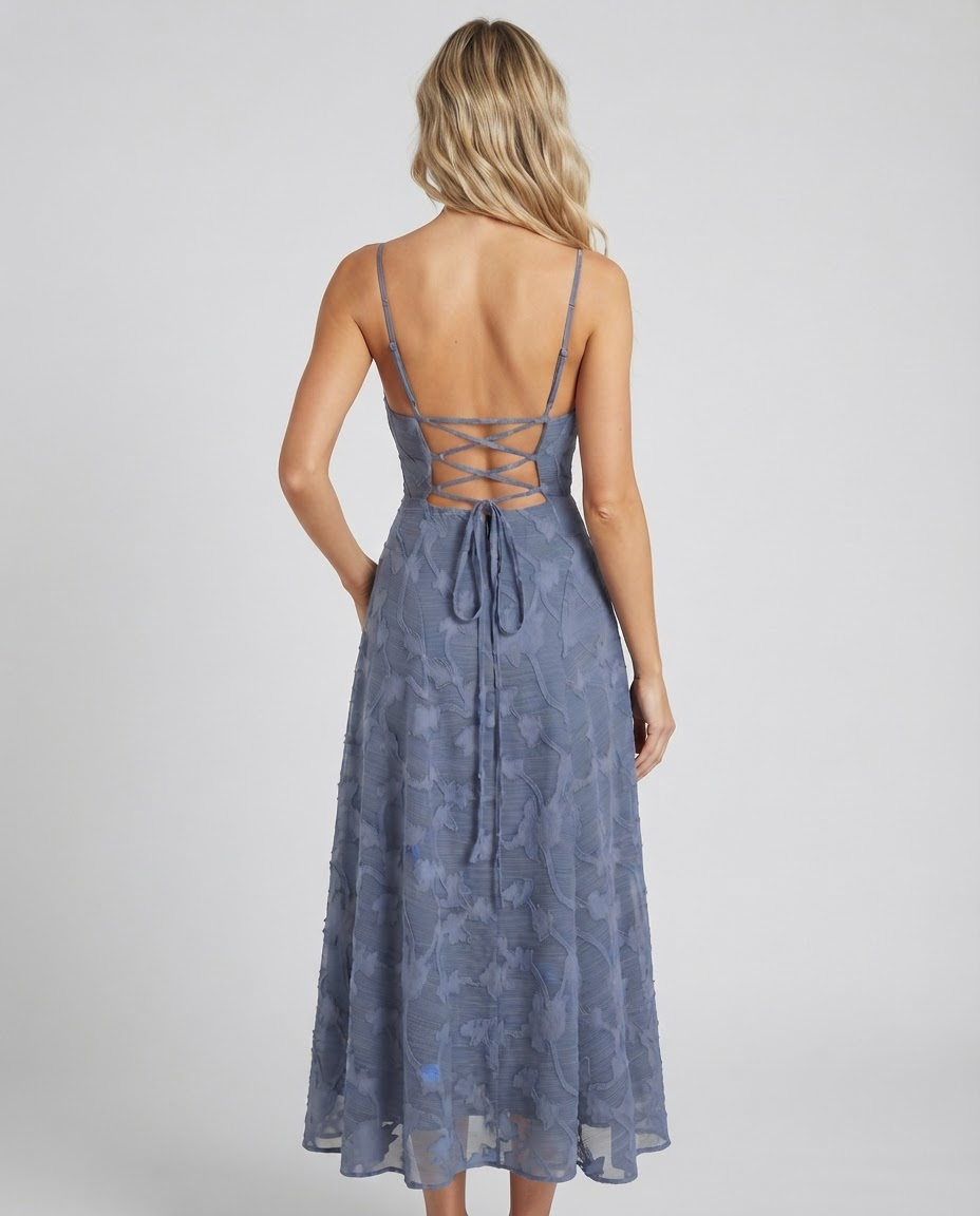 Elegant Ruched Maxi Dress
