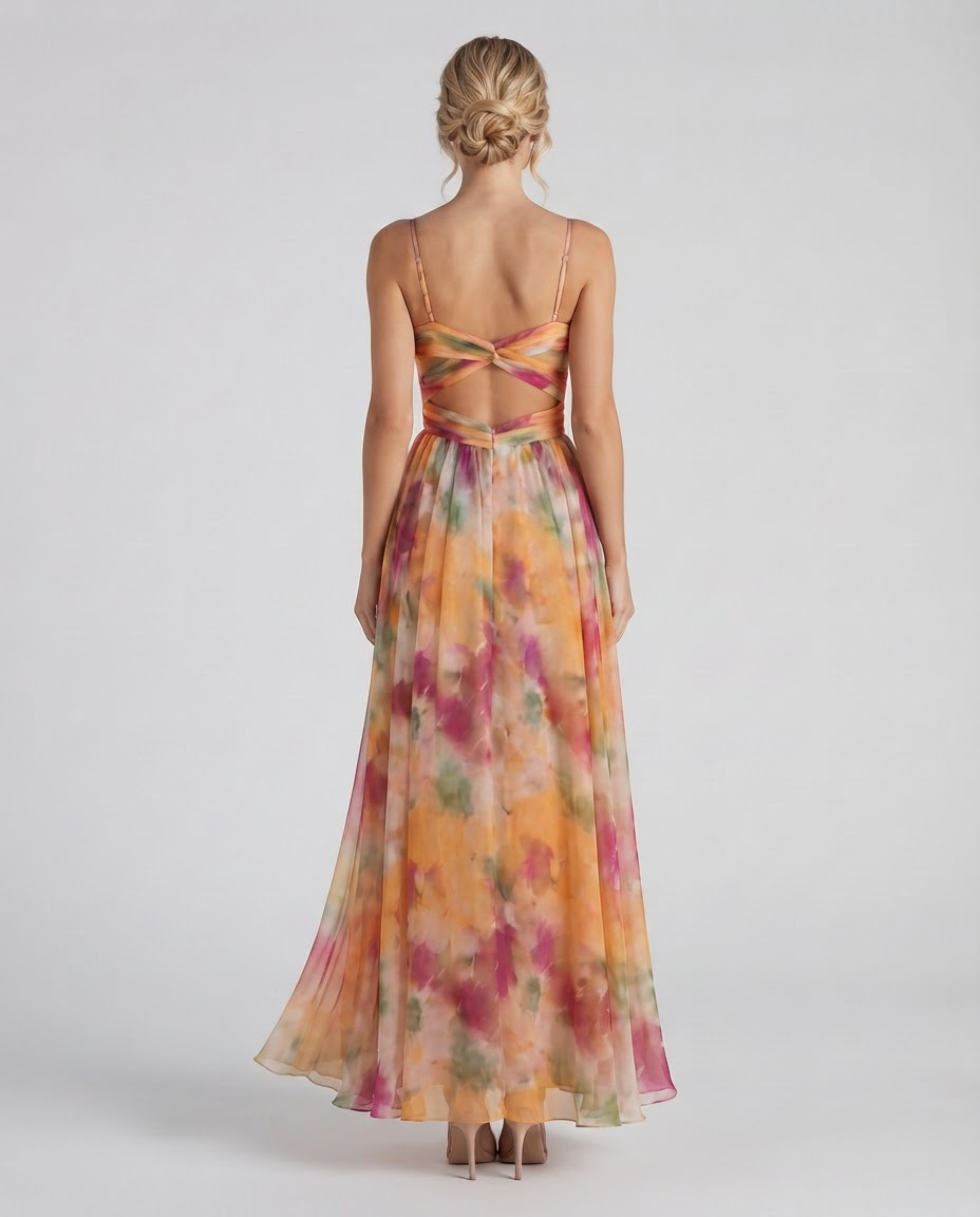 Floral Evening Dress