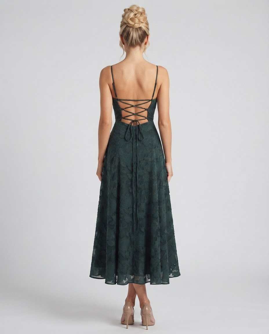 Elegant A-Line Maxi Dress