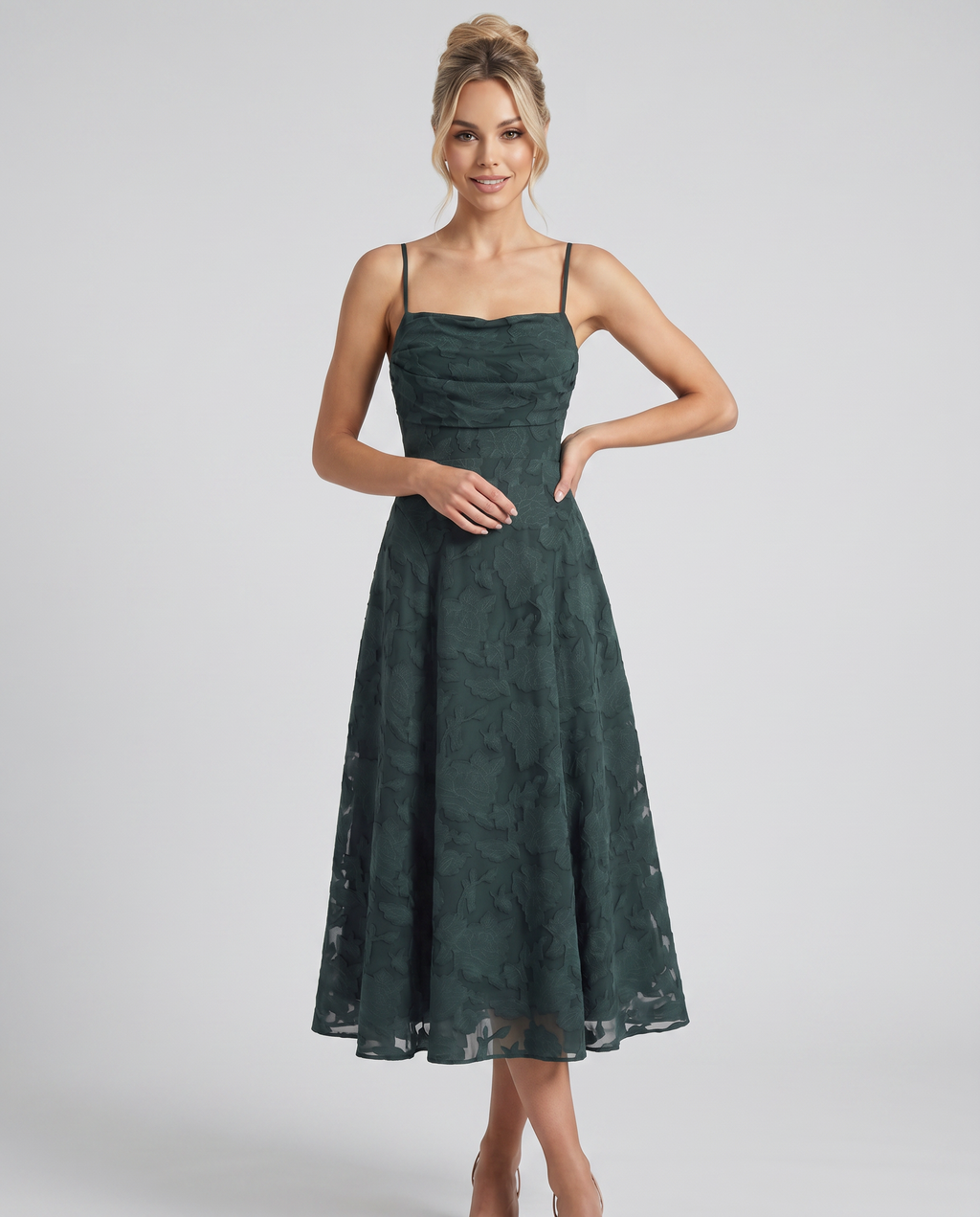 Elegant A-Line Maxi Dress