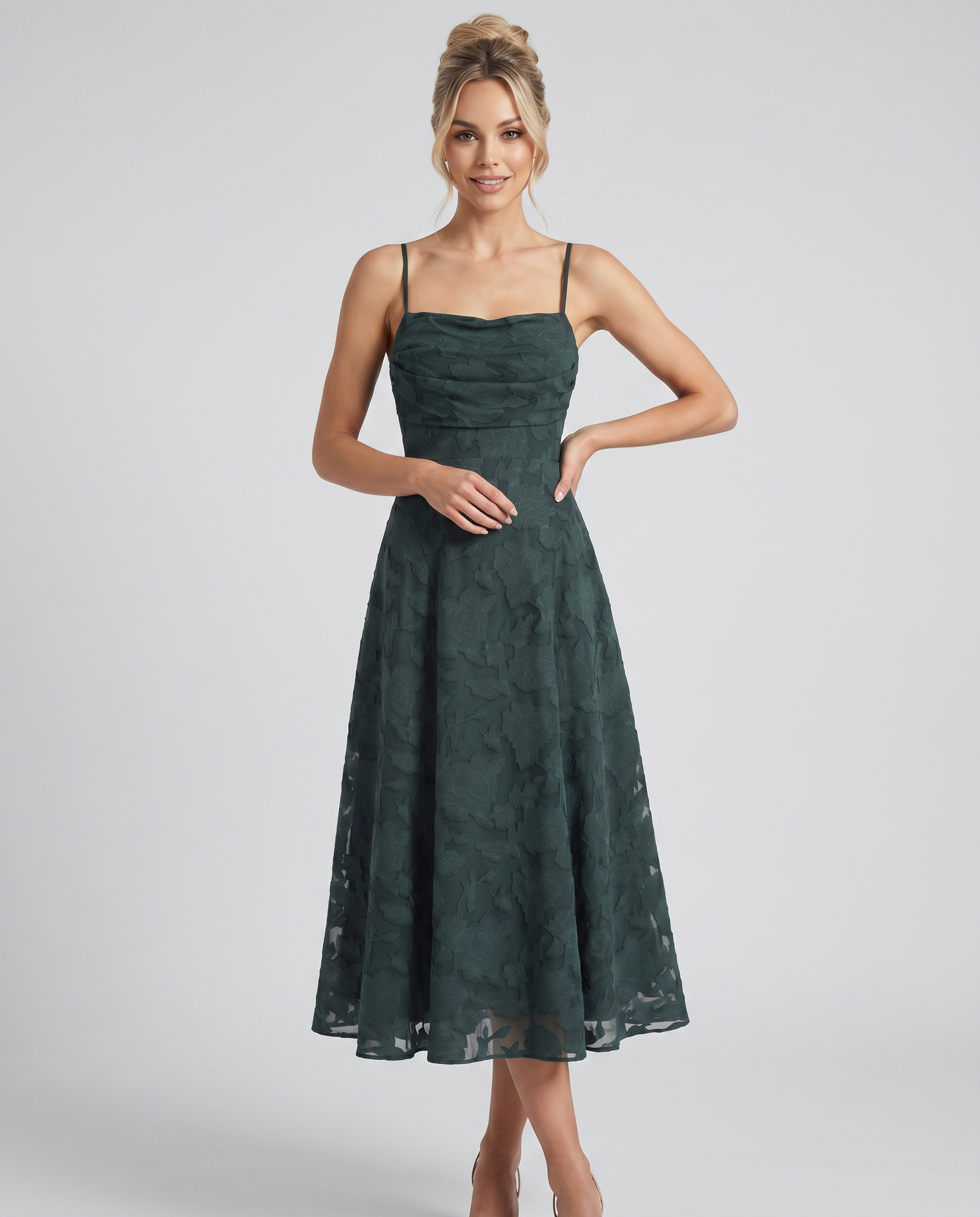 Elegant A-Line Maxi Dress