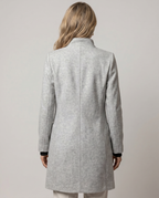Ascend Wool-Blend Collar Coat