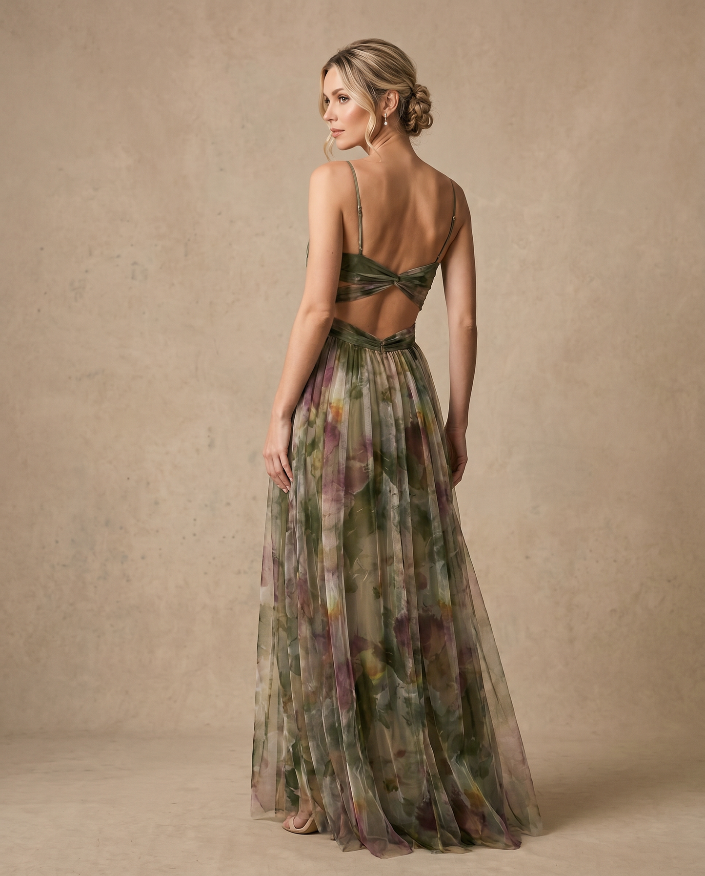 Floral Evening Dress