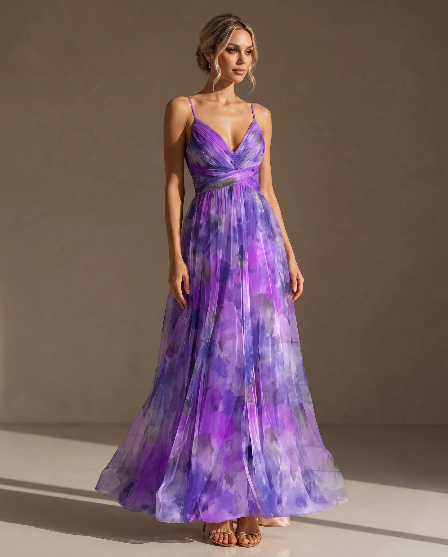 Floral Evening Dress