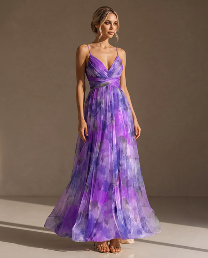 Floral Evening Dress