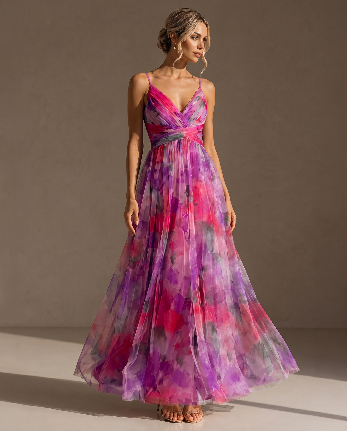 Floral Evening Dress