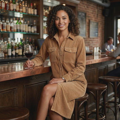 Corduroy Belle dress
